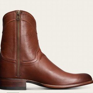 Tecovas "The Dean" Zip Boots -- Bourbon Calf